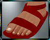 Summer Sandals Red
