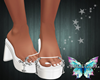 Cross Heels White