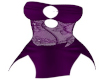 Purple Lace Mini Dress