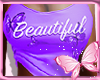 Butterfly Tank Purple