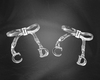 CD Bow Earrings.