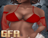 red bikini top