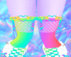 BB! Rainbow Alien Socks