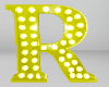 Yellow Letter R