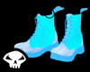 Glo Blu Ankle Boots