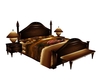 Golden Brown Cuddle Bed