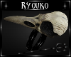 R~ Lady Crow Skull Ring