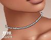 New Year glitter choker