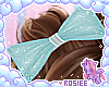 ✿ lil snowflake bow