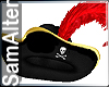 PIRATE HAT WITH FEATHER