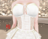 梅 lace white dress