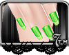 .7} Green Gloss Nails
