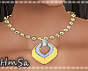 !H! Gold Necklace