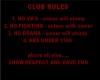 *pip. club rules