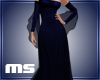 MS Lace gown Blue