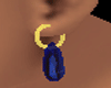 earrings sapphire
