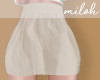 [M] Mini skirt-beige