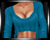 TR*Cropped Sweater Blue