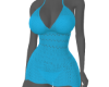 MC| Knit Mini Dress Blue