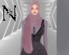 Natt. Hijab Purpel