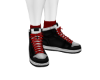 ~Red Black Sneakers