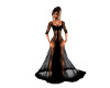 BLACK "A" GOWN