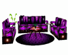 Sofa violets