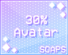 +Avatar Scaler 30%
