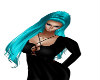 (SS)Teal Kaylah Hair