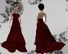 Red evening ladydress