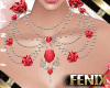 Xmass Necklace Flowers