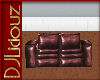 DJL-WineRed Single Couch