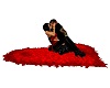 red heart of love rug