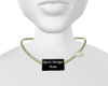 F Heart Custom Necklace