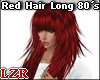 Red Hair Long 80,s