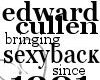 Edward Cullen Sticker