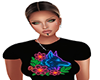 Flower Neon Wolf Tee