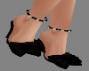 !R! Black Bow Anklet