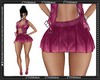 [A]RLL PINK PLEATED SKIR