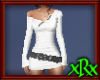 Tight White Dress w/Onyx