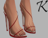K. Basic Heels Red