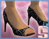 SF Black Leopard Pumps