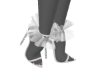 White Lace Wedding heels