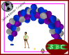 Purple&Blue Balloon Arch