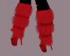 Red Fur Boots N47