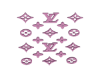 Light Pink LV Wall-Art