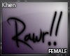Rawr Sign