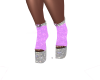 cute silver pink boots