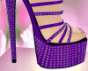 Bling Purple Heels