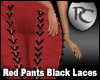 Red Pants Black Laces